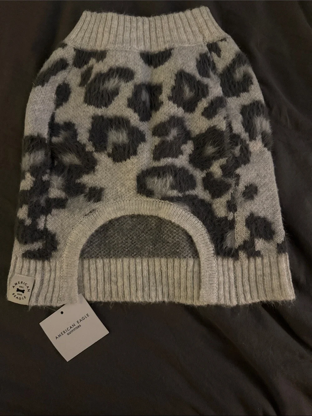 NWT ABO Leopard Print Dog Sweater